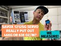 Savox 1212sg Servo reviewed and measured - claimed 638 oz/in or 46 kg true?