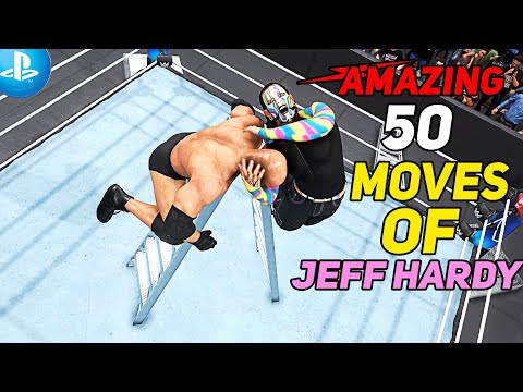 WWE 2K20 Amazing 50 Moves Of Jeff Hardy!