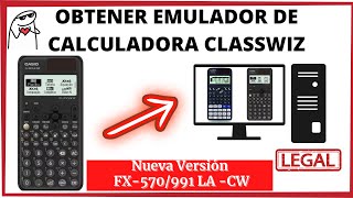 Cómo conseguir el EMULADOR de la Calculadora CLASSWIZ de CASIO desde Classpad.net screenshot 4