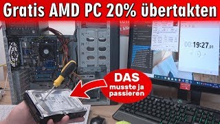 Gratis AMD PC 20% übertakten mit einem Knopfdruck ⭐ andere werfen so was weg 