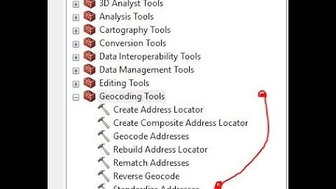 شرح ادوات Geocoding Tools من صندوق ArcToolbox في برامج ArcGIS |طريقة استخدام كل أدوات الكود الجغرافي