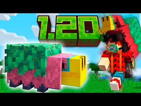 Моб Нюхач в Майнкрафт 1.20 (Minecraft Live 2022) Sniffer