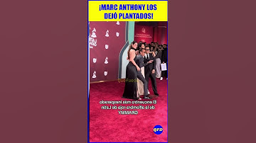 Thumbnail of 😱 MARC ANTHONY IGNORES NODAL AND ÁNGELA AGUILAR!