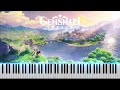 『Luhua Pool』Genshin Impact OST | 原神-Genshin OST ピアノ