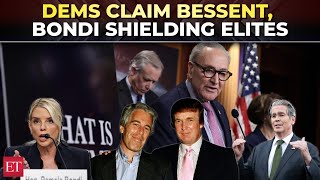 ‘Scott Bessent hiding Epstein’s secrets’: Dems accuse Trump team of burying explosive evidence