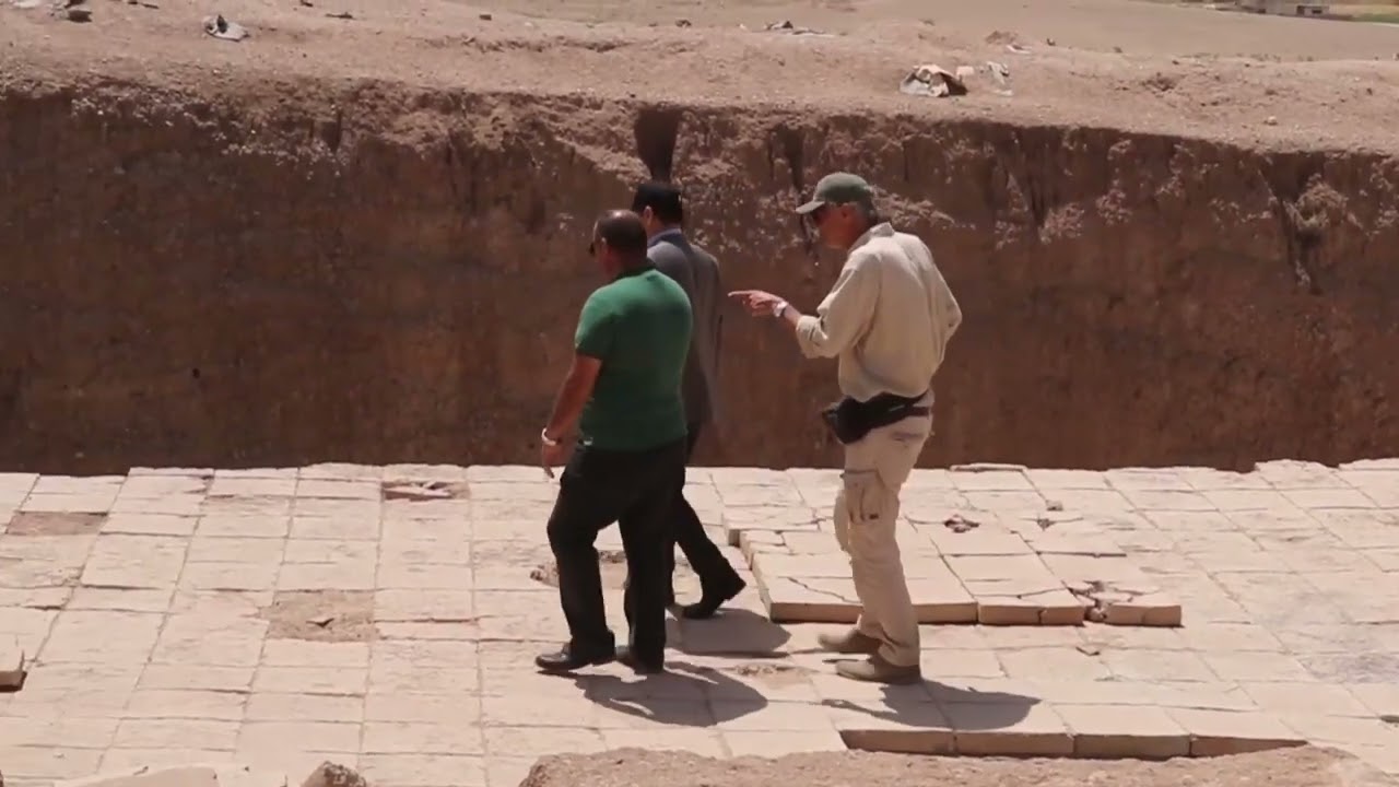 محافظ نينوى نجم الجبوري يزور مديرية الاثار وعدد من المواقع الاثرية للاطلاع على الاعمال التي تتم فيها