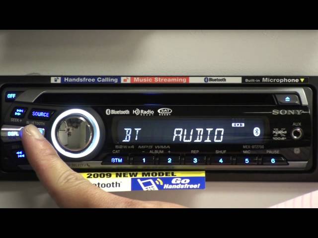 Sony Xplod Bluetooth BT Head Unit Overview 