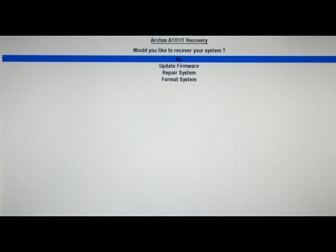 الحلقة 100 : طريقة الخروج من Recovery Mode في حاسب Archos 101 IT
