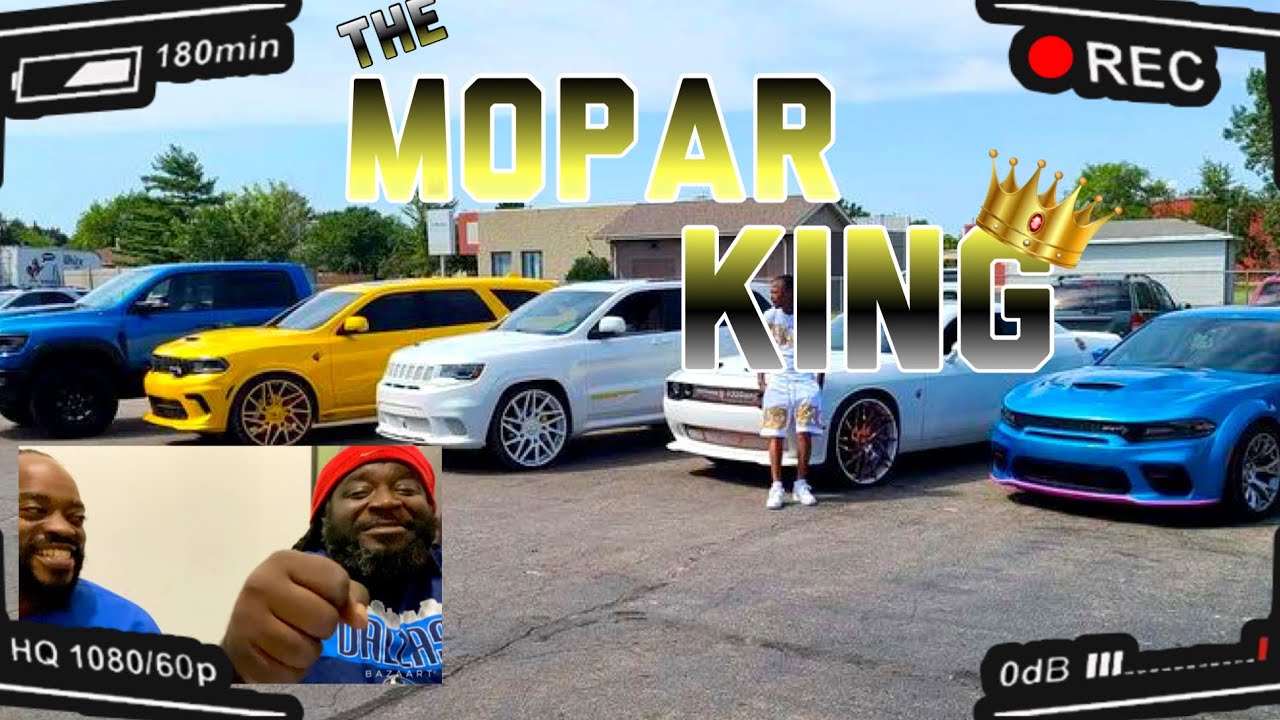 CJ on 32s "The MOPAR KING" HELLCAT FLEET reaction - YouTube