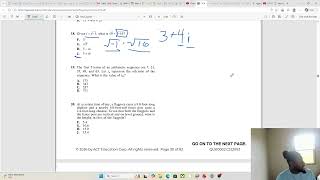Key to Success: ACT Practice Test 1 (Math Section 16-20)