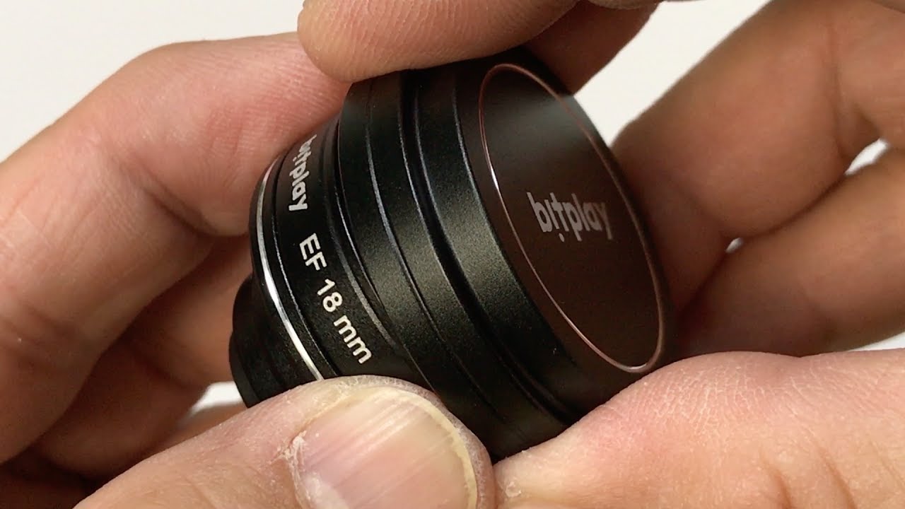 Bit Play Lens Bitplay SNAP!7 iPhone 7 Wide Angle 18mm Camera Lens - YouTube