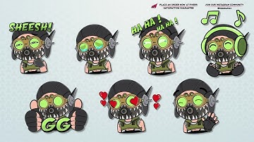 Fantastic #emotes for twitch setup !#phsgraphix