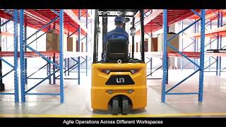 V-Series 3-Wheel electric forklift by UN FORKLIFT 190 views 6 months ago 2 minutes, 10 seconds