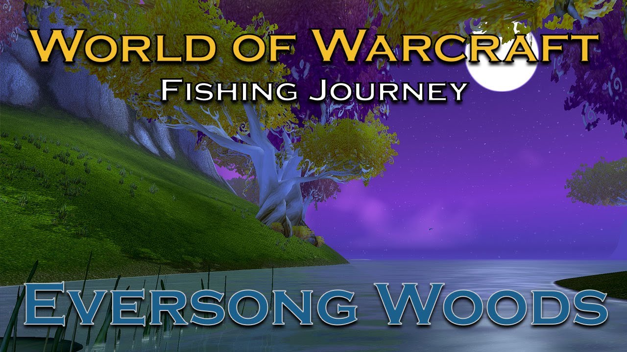 WotLK Relaxing Fishing Scene | Calming River in Eversong Woods | A Fishing Journey Across Azeroth