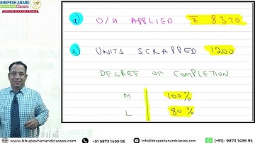 ACCA F2/MA-CH-7 PROCESS COSTING JOINT PRODUCTS AND FURTHER PROCESSING (LEC 17)