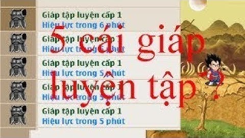 Ngọc rồng online : Cách vứt bỏ giáp luyện tập đúng cách ( không dành cho những người đã biết rồi )