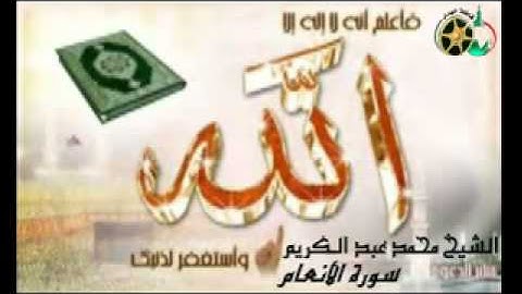 سورة الأنعام كامله - الشيخ محمد عبد الكريم
