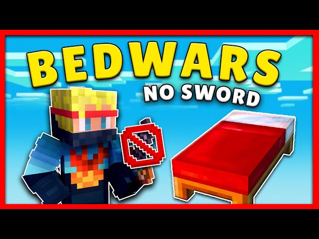 Minecraft Bedwars But I Can't Use Sword (Hindi)
