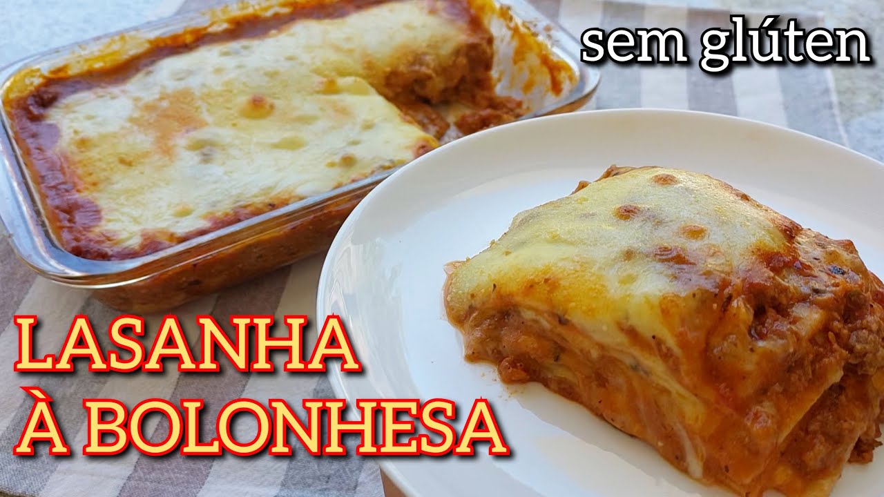 LASANHA SEM GLÚTEN COM MOLHO BOLONHESA | da também TALHARIM, RONDELI, CAPELETTI | RAVIOLI