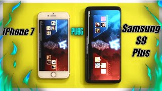 Samsung S9 Plus vs iphone 7 PUBG Gaming Review | Hindi