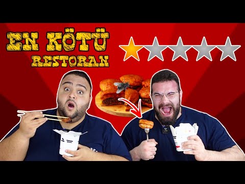 EN DÜŞÜK PUANLI RESTORANLARDAN YEMEK SİPARİŞ ETTİK! w/ @TunaTavus