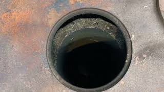 Rocket stove vortex part two.