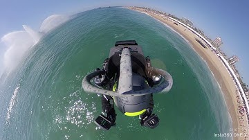 JetPack Aviation flying with the Insta 360 One X camera.