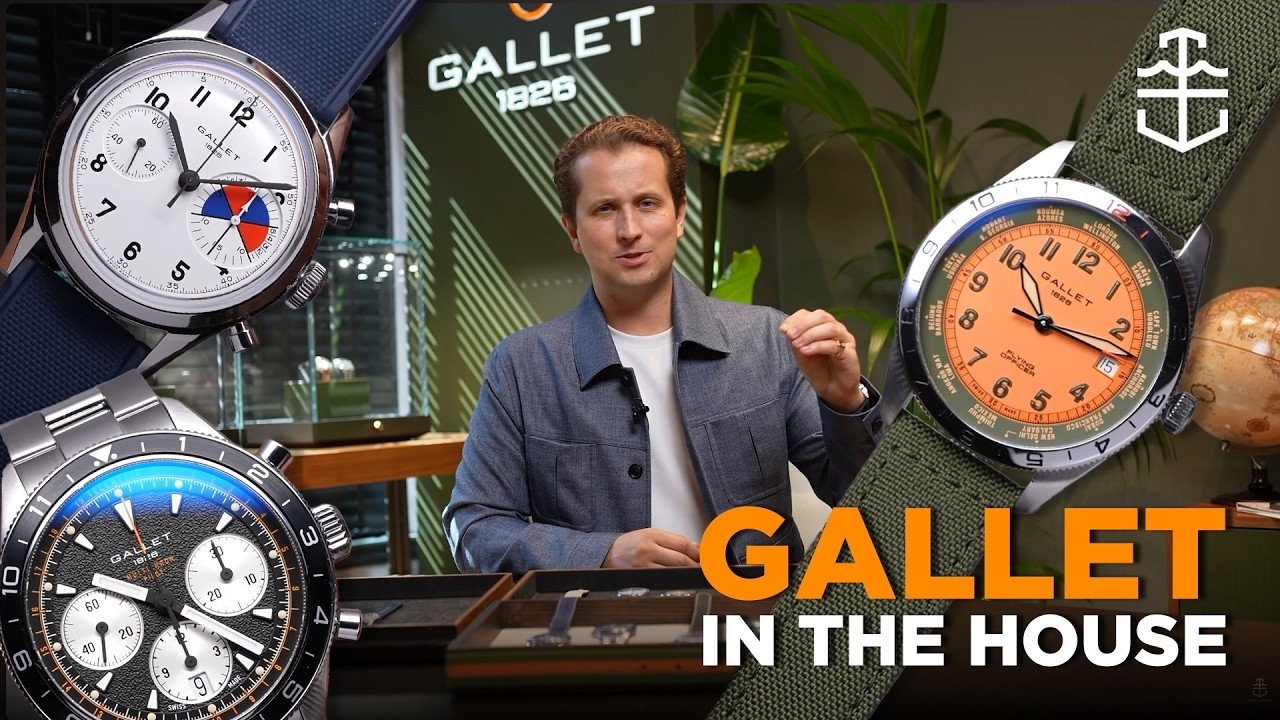 Gallet Is Back: The Full 2026 Relaunch Reviewed — Flying Officer, Multichron & Classics - YouTube - Time+Tide Watches