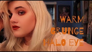Warm Fall Inspired Grunge Halo Eye Makeup Tutorial