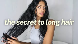 INDIAN HAIR GROWTH SECRETS / weekly routine, rice water jelly for long, healthy, shiny hair FAST