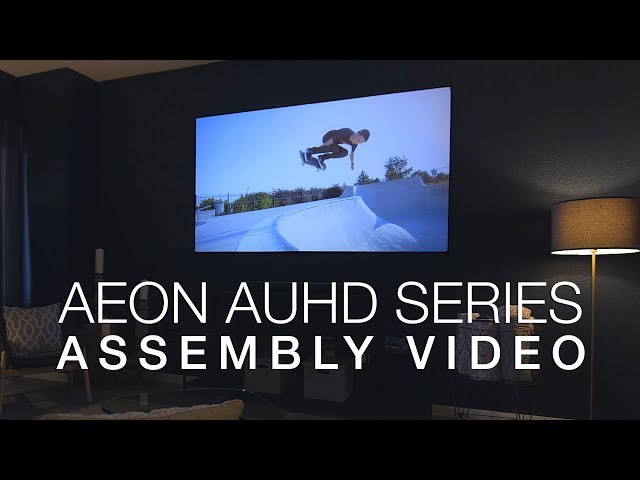 Elite Screens AEON AUHD Projection Screen  Unboxing & Assembly Video
