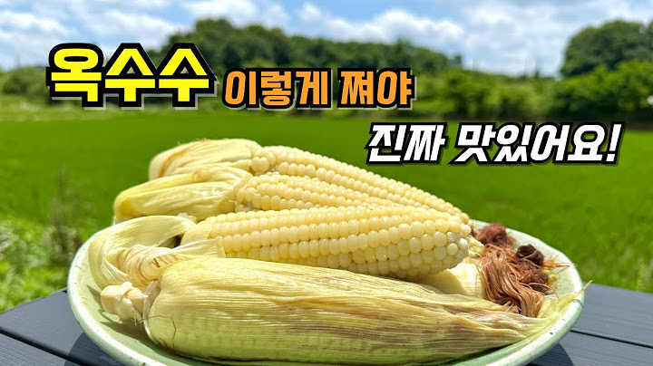 옥수수 그냥 삶지 마세요! 찌는 법부터 보관까지 총정리 #옥수수맛있게삶는법 #옥수수삶는법 #옥수수찌는법