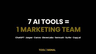 7 AI Tools That Replace a Whole Marketing Team in 2026