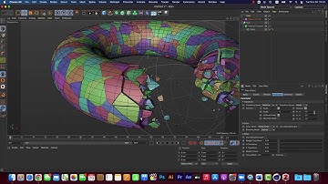 Cinema 4D Tutorial for Beginner - Voronoi Fracture Loop Animation