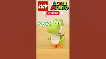 Lego Mario character Yoshi Speed Build #lego #nintendo #mario