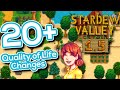 Showcasing All NEW Stardew Valley 1.5 Quality of Life Changes