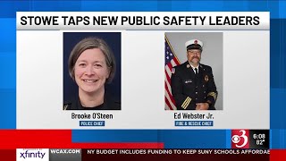 Stowe welcomes new police and fire chiefs