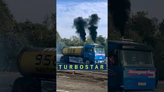 Il Bestione Truck Turbostar 190-48 derapa in pista  #truck #turbostar #turbostarV8