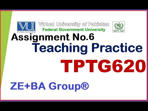 tptg620 assignment 6 solution