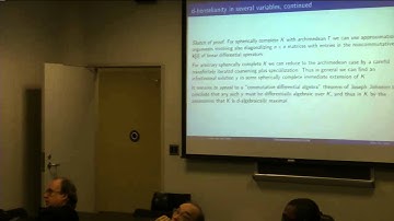 Lou van den Dries 5/22/15 Part 2