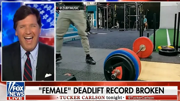 Tucker Carlson REACTS to Zuby's 'Female' Deadlift ...
