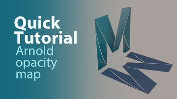 Quick tutorial of how to setup an opacity map in Arnold Render using a png with alpha