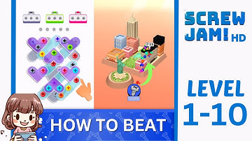 How To Beat Level 1 2 3 4 5 6 7 8 9 10 On Screw Jam