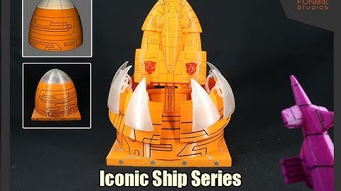 3D Printed Transformers Iacon Dome Launchpad from Iconic Ship Series