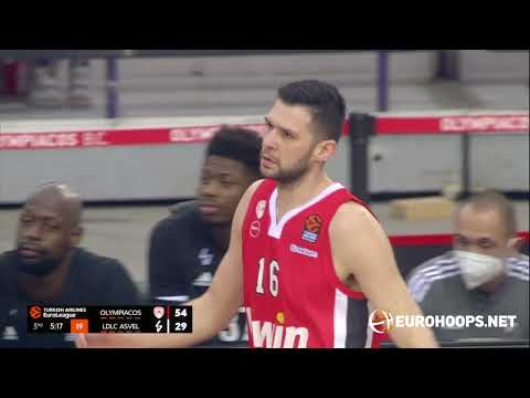 Olympiacos Piraeus - LDLC ASVEL Villeurbanne 89-54: Kostas Papanikolaou (13 points, 3 steals)