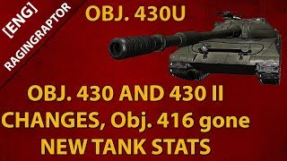 [ENG] World of Tanks: Obj. 430U, NEW RUSSIAN T10 MEDIUM, CHANGES TO Obj 430 AND 430 II, Obj 416 GONE