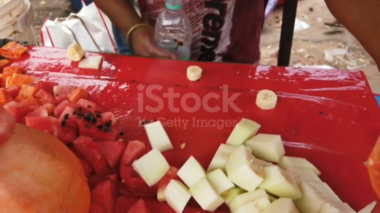 Closeup of North Indian subcontinent popular street food shot by handheld gimbal in 4k stock video