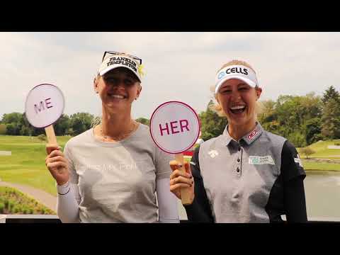 Sisters Jessica and Nelly Korda Play Me or Her Ahead of the 2019 Dow GLBI
