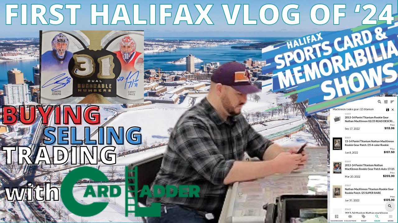 FIRST HALIFAX SPORTS CARD SHOW VLOG OF 2024 BUYING, SELLING AND