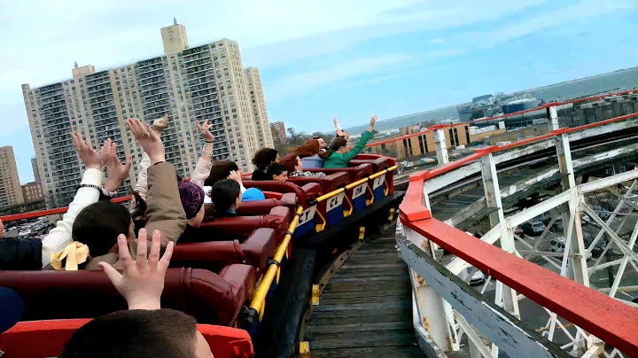 Cyclone Back Row 4K Glasses POV (April 2025) Luna Park Coney Island